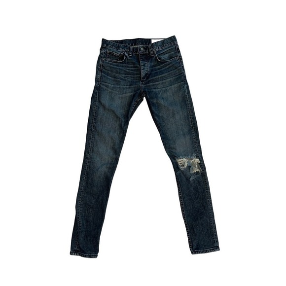 Rag & Bone Fit 1 Skinny Jeans Size 29x32, distressed - Picture 2 of 14